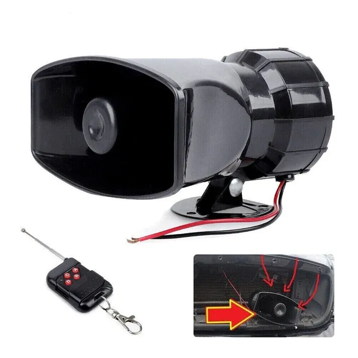 12V seven-tone car alarm horn