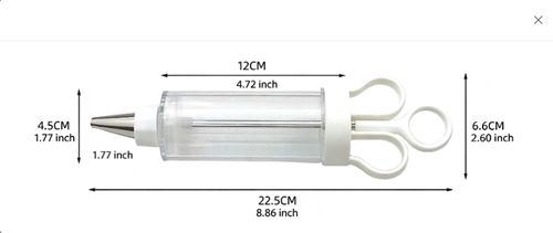 Stainless Steel Cake Decorating Gun Kit