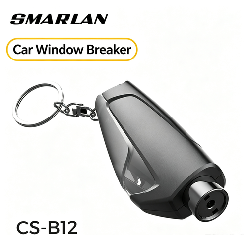 2-in-1 Emergency Window Breaker & Seatbelt Cutter