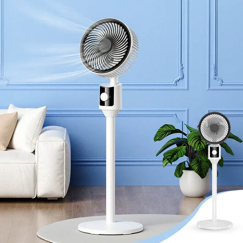Oscillating Electric Stand Fan with Adjustable Height