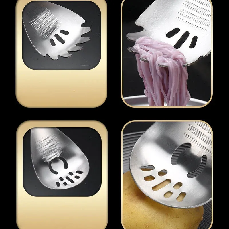 Buy 1 Get 2 Free! Stainless Steel Ginger Garlic Grinder, Manual Ginger Paste Grater for Pepper Soup, Jollof Rice & Stew