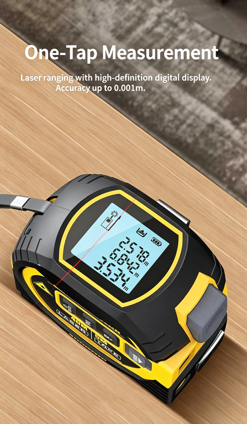 3‑in‑1 High‑Precision Laser Distance Meter