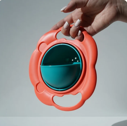 Lion Shape 360° Rotating Gyro Bowl