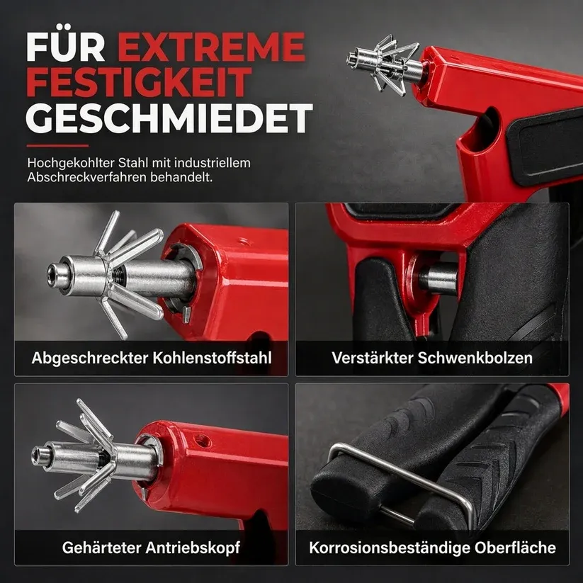 Rivet Nut Gun for Hollow Wall Anchors – Heavy-Duty, Easy Operation, Stable Fastening