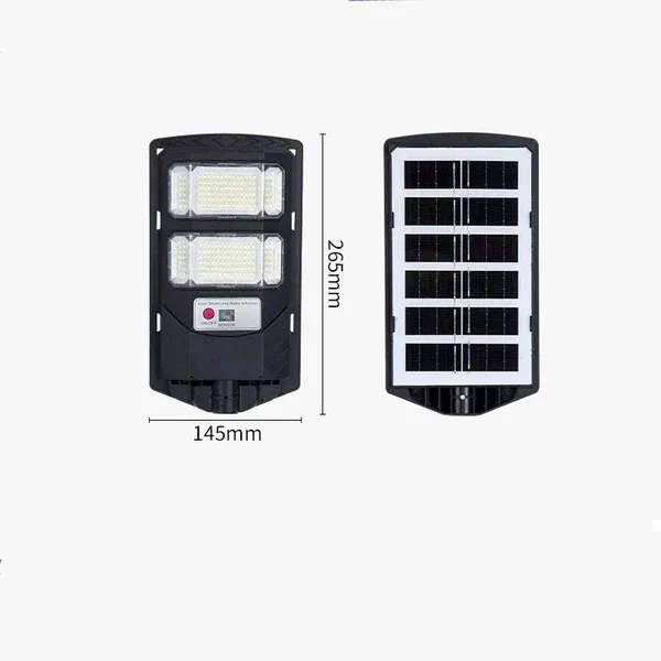 Solar Street Light, Motion Sensor Outdoor Solar Lamp, Waterproof LED Security Light with Remote Control for Yard, Garden, Farm & Street
