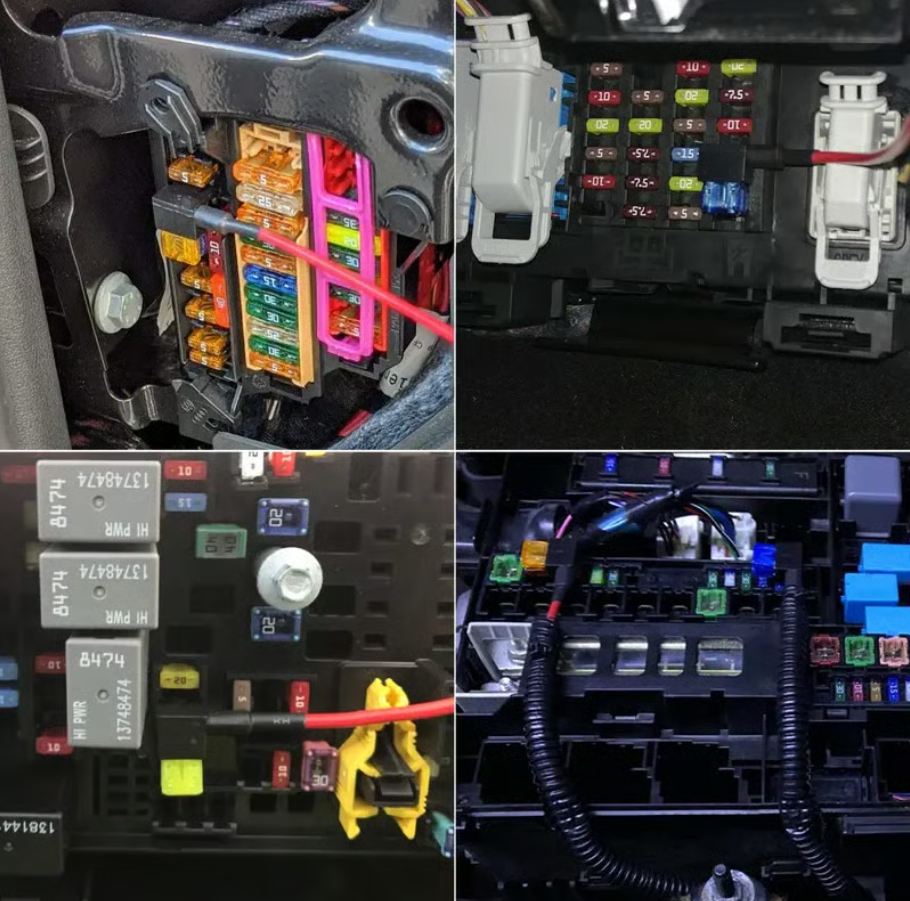 12V Add-A-Circuit Fuse Tap Kit ⚡🚗 4 Types in One Pack