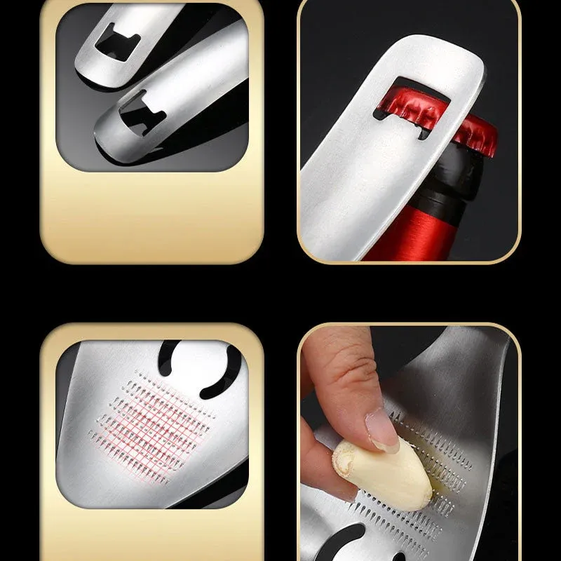Buy 1 Get 2 Free! Stainless Steel Ginger Garlic Grinder, Manual Ginger Paste Grater for Pepper Soup, Jollof Rice & Stew