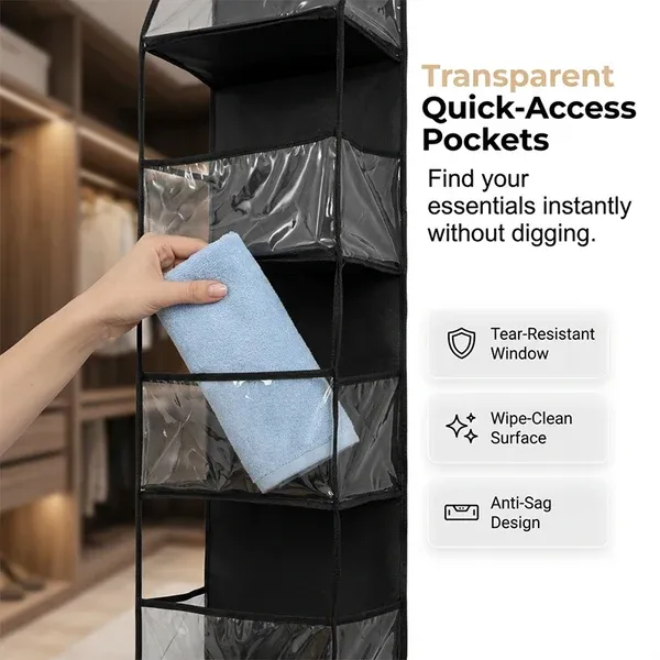 Space-Saving Over-Door Organizer