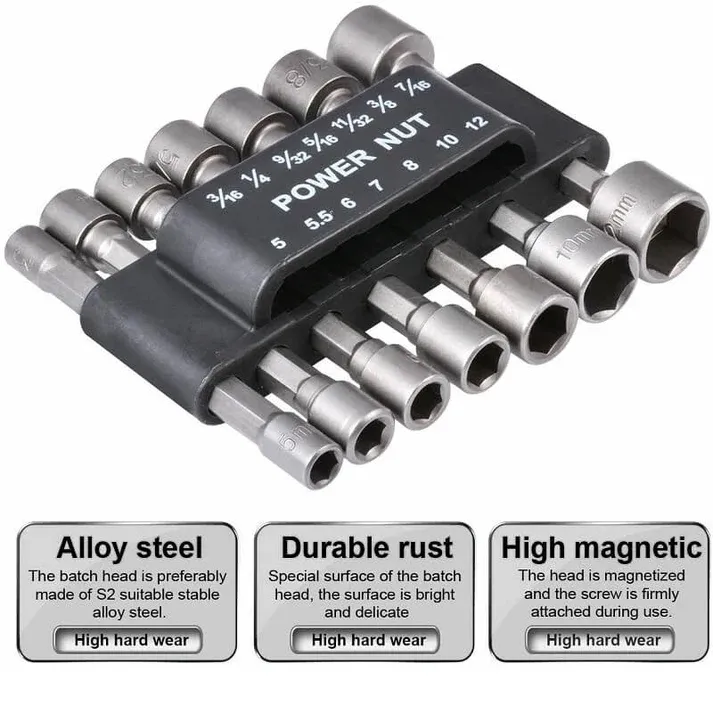 14-Piece Socket Wrench Set – Powerful hex grip, fits all common sizes. DIY repairs, save on garage costs. A must-have!