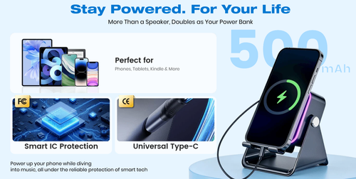 5-in-1 Instant Sync Speaker Stand