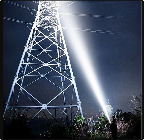 Super Bright Double-head Spotlight Portable Flashlight