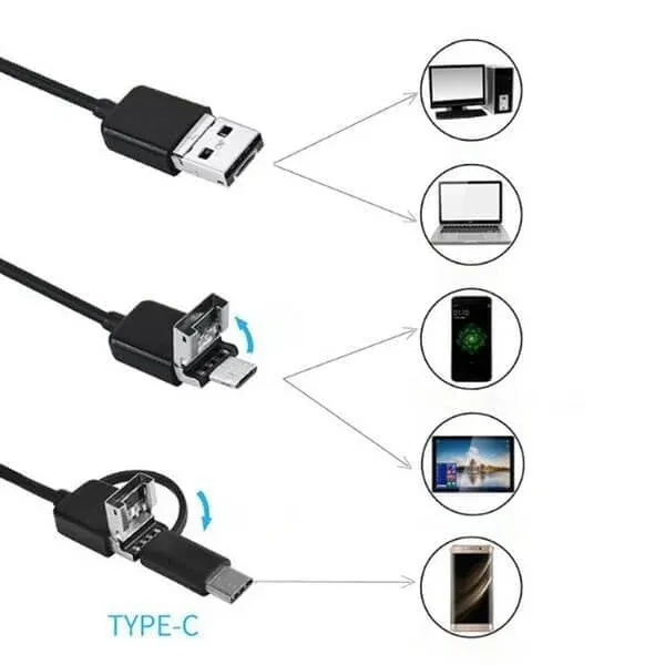 3 In 1 Endoscope, Can be used for physical exploration