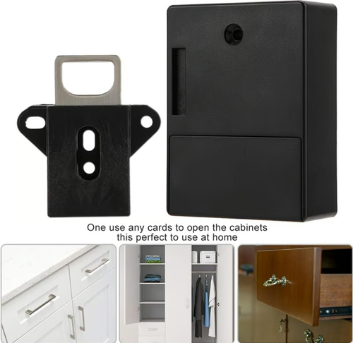 Electronic Cabinet Lock DIY For Wooden Drawer Cabinet