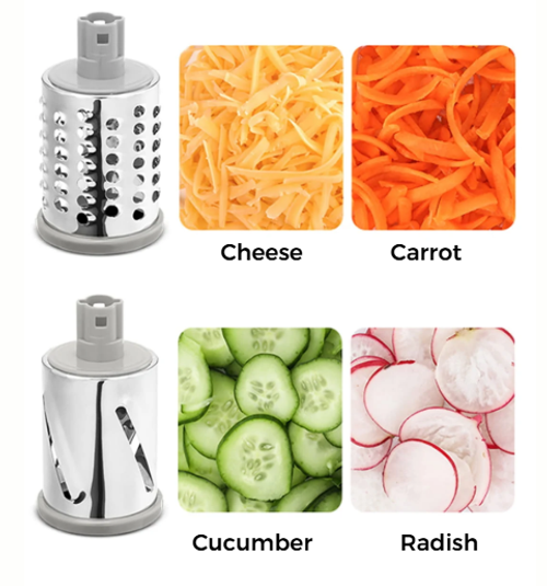 3 in 1 Rotary Grater Vegetable Slicer