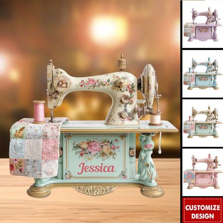 Costura me hace feliz-Costura personalizada en forma de placa de acrílico