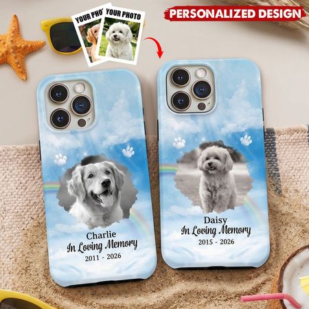 Foto de encargo del gato del perro en el caso conmemorativo amoroso-personalizado del teléfono para los amantes del animal doméstico