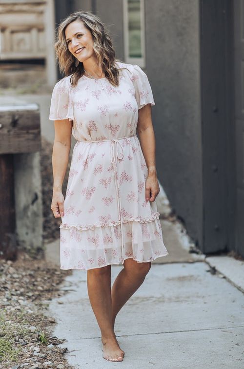 Pretty In Print  Midi Dress