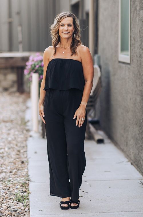 Strapless Woven Jumpsuit