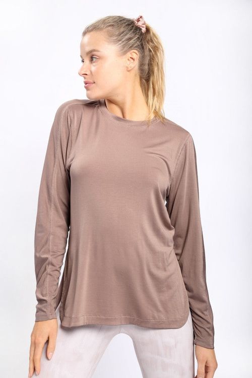 MONO B Tencel Longline Pullover (Nude)
