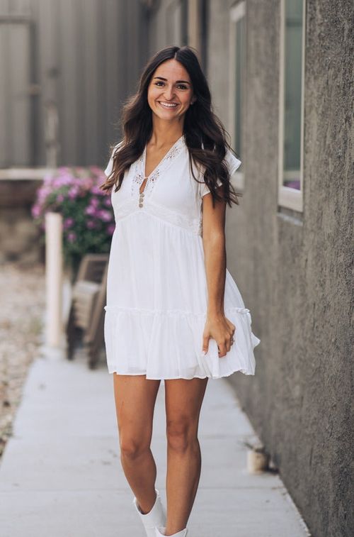 Boho Bridal Vibes Mini Dress