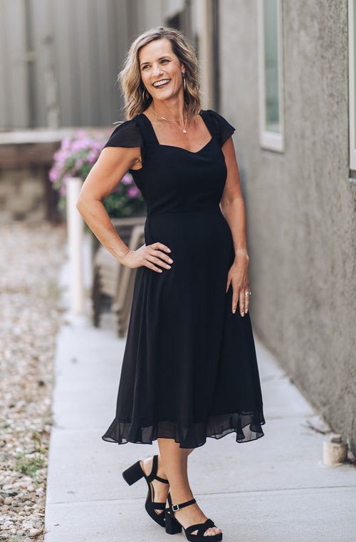 Sweetheart Smocked Back Midi Dress