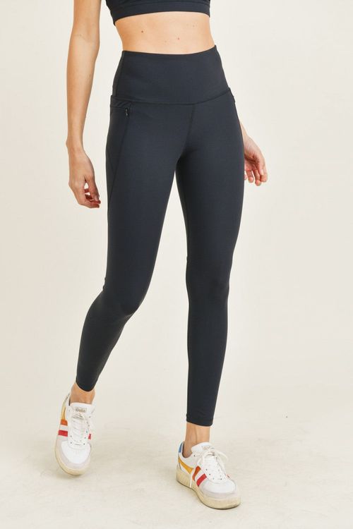MONO B BRONZE Lycra-Blend High Waist Legging