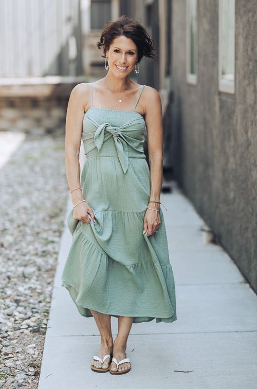 Silly for Smocked Midi Dress