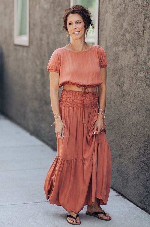 Siesta 2 Piece Midi Dress Set