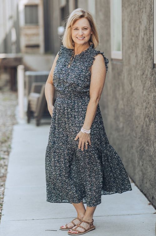 Freshly Floraled Midi Dress