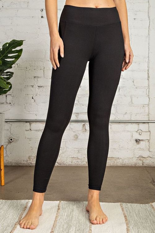RAE MODE Butter Soft Full Length Legging w/Pocket (Black)