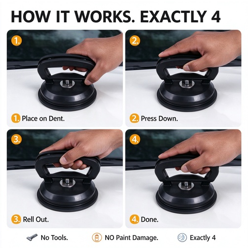 🚚 Fast Shipping 💵 COD | Car Dent Puller | Manual Suction Repair Tool for Small Flat Dents