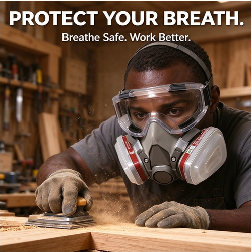 🎯🌟 Dust-Proof Integrated Respirator Mask - Your Ultimate Protection! 🛡️