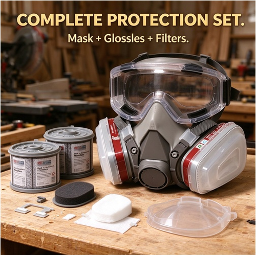 🎯🌟 Dust-Proof Integrated Respirator Mask - Your Ultimate Protection! 🛡️
