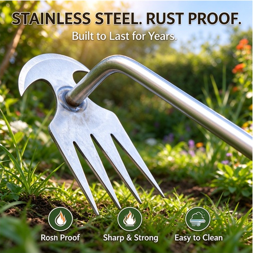 Hand Weeder Tool Kenya Heavy Duty Garden Weed Remover Steel Tool for Farm and Home Use