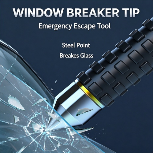 ⚡HOT SELLER LIMIT STOCK⚡ 🦯Retractable Steel Safety Tool - Car Emergency Window Breaker & Walking Pole with Non-Slip Grip 👍👍👍