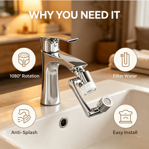 Universal 360 ° Rotatable Faucet （Limited Sale）