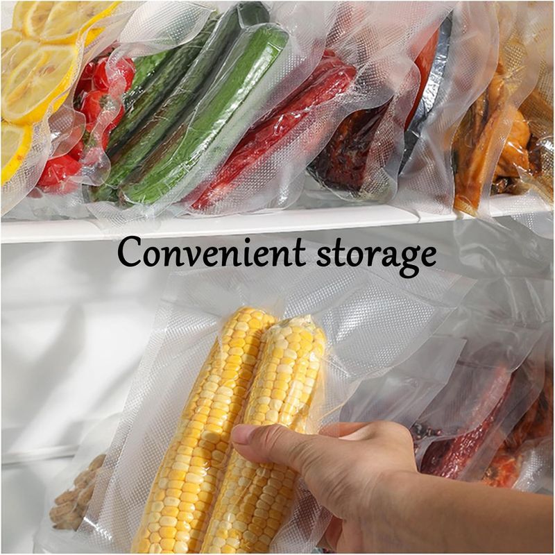 🔥Mini Vacuum Sealer Wireless Portable with 5 Vacuum Bags, 2025 New Rechargeable Vacuum Sealer Machine, Digital Display Food Preservation for Dry(Moist) Food Storage