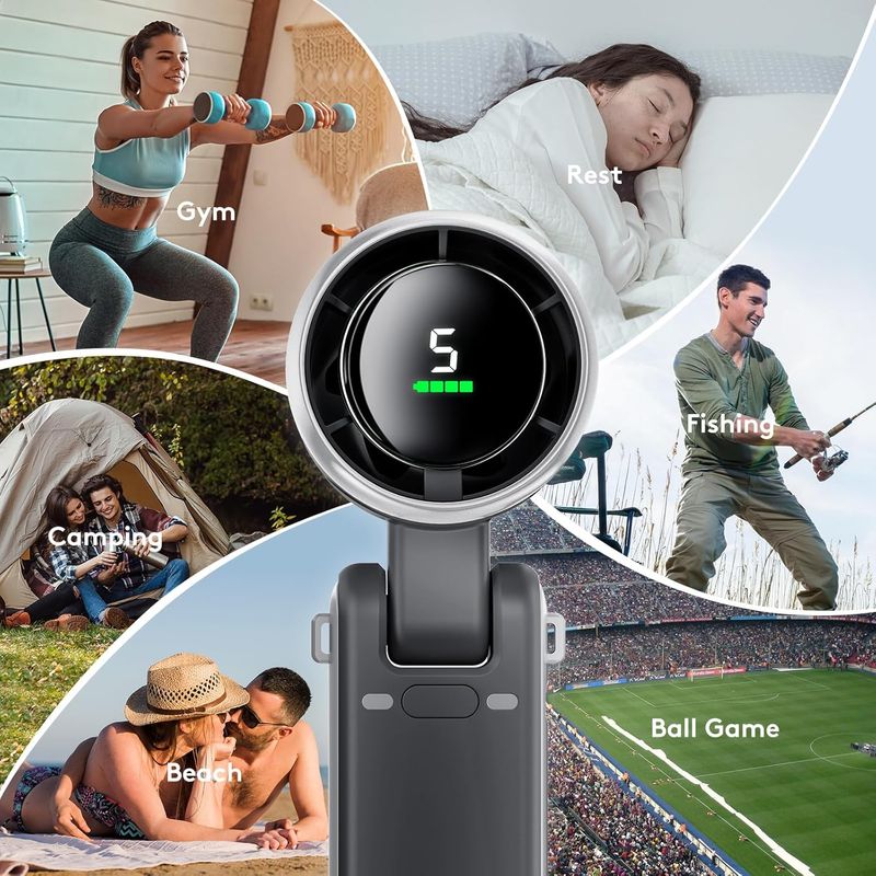 ⌛Limited Sale 50% OFF🔥Portable Handheld Turbo Fan, High Speed Cooling Fans❄️