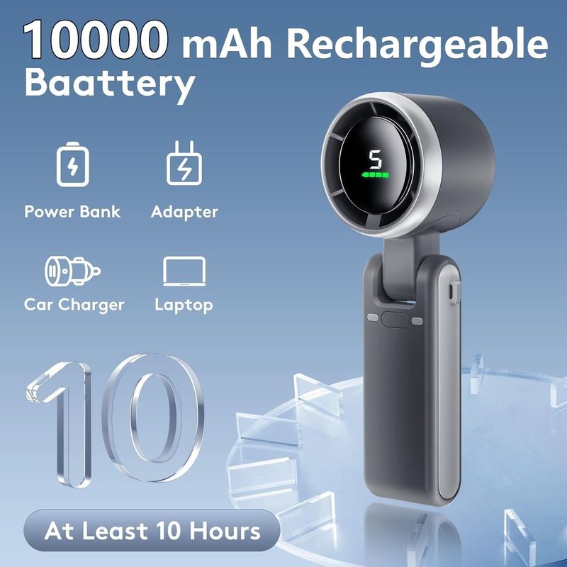 ⌛Limited Sale 50% OFF🔥Portable Handheld Turbo Fan, High Speed Cooling Fans❄️