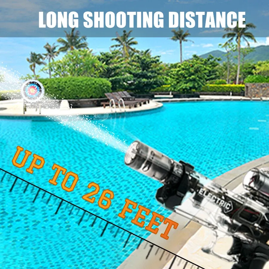 🔥Ultimate Battle Blaster Electric Water Guns with Realistic Gun Muzzle Flame🔥