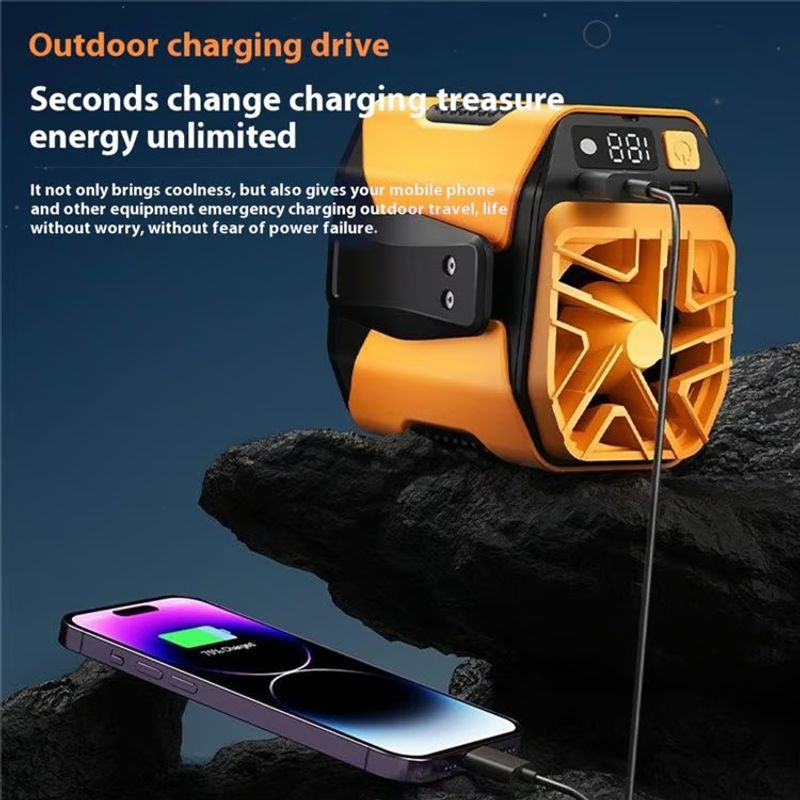 ⌛Last Day 49% OFF🔥Portable Fan, USB Rechargeable Waist Fan with Clip