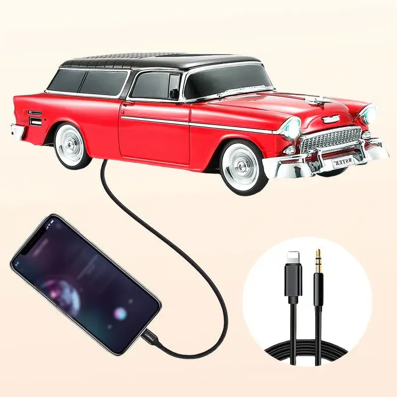 ⌛Last Day 50% OFF🔥Retro Car Model Wireless Bluetooth Speaker
