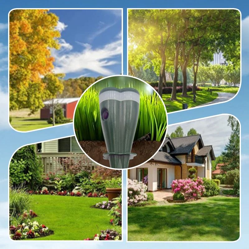 ⌛Last Day 50% OFF🔥Solar Powered Waterproof Screw Mole Repellent