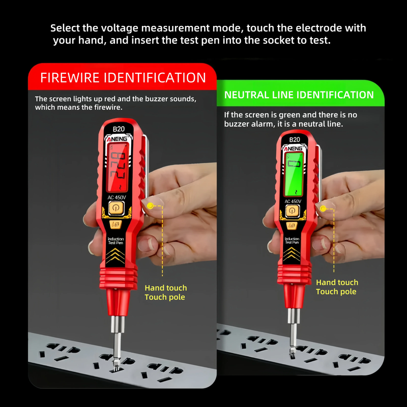 ⏳Limited Sale 50% OFF🔥2 in 1 Digital Display Induction Test Pencil🖊️