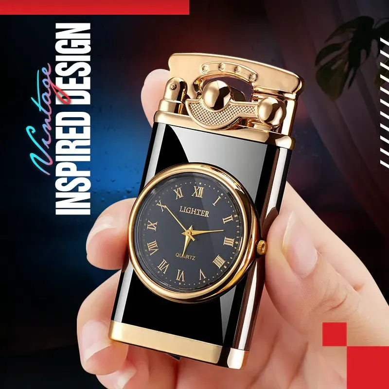 ⌛Limited Sale 50% OFF🔥Stylish Windproof Lighter + Digital Clock🔥