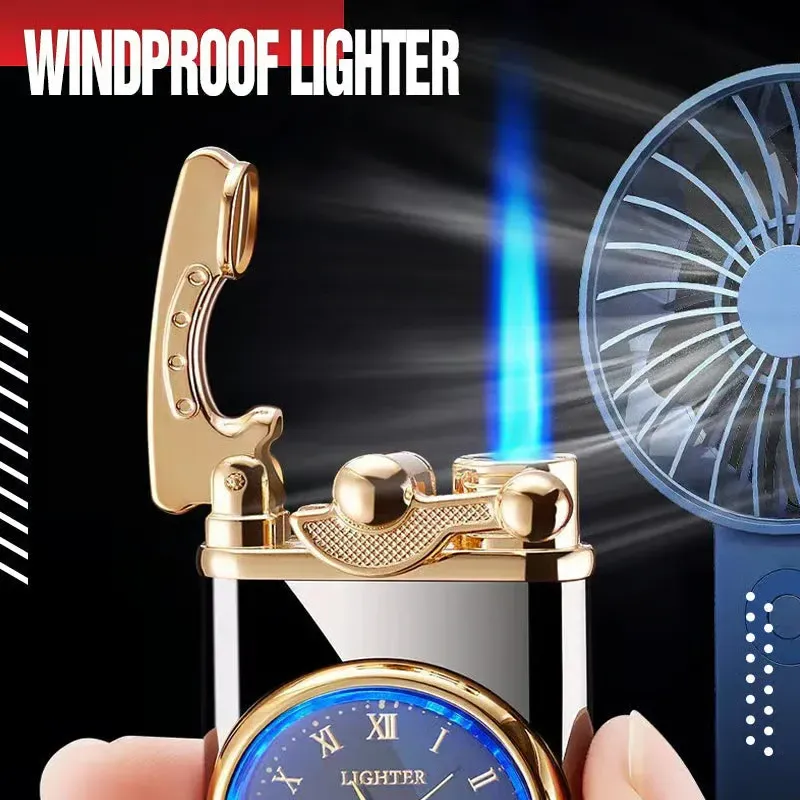 ⌛Limited Sale 50% OFF🔥Stylish Windproof Lighter + Digital Clock🔥