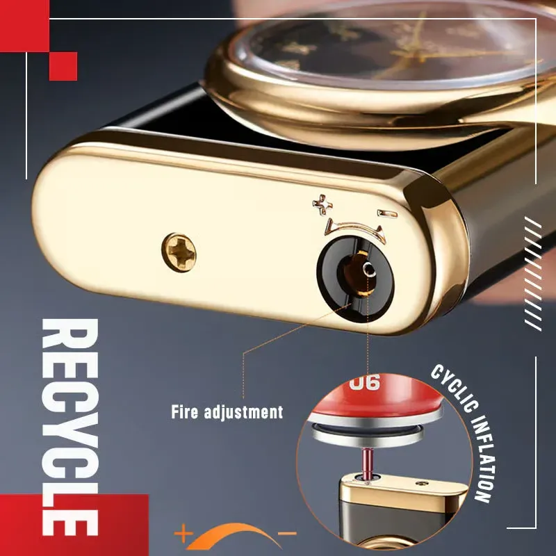 ⌛Limited Sale 50% OFF🔥Stylish Windproof Lighter + Digital Clock🔥