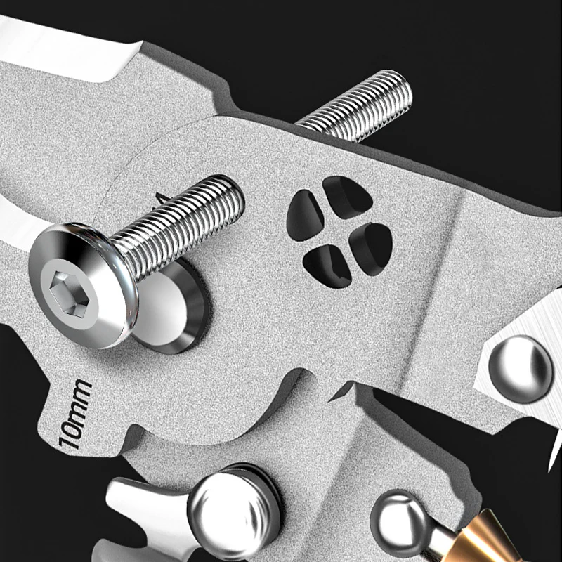 ⌛Limited Sale 50% OFF🔥Multifunctional Foldable Wire Stripping Scissors with Electrical Test⚡️✂️