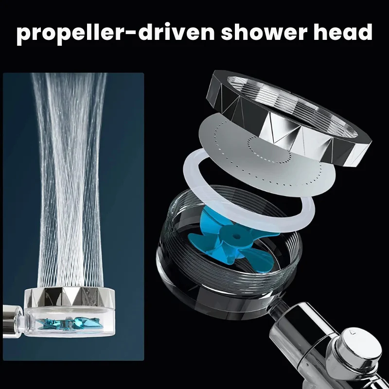 ⌛Limited Sale 50% OFF🔥High-Pressure Propeller Shower Head🛁