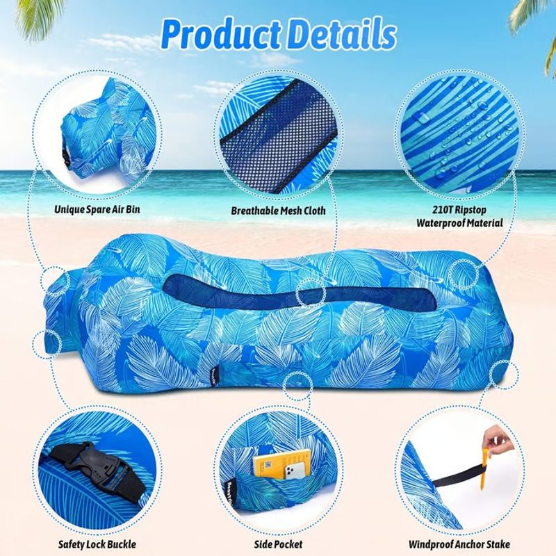 ⌛Limited Sale 50% OFF🔥2025 New Inflatable Lounger Air Sofa Hammock🌞